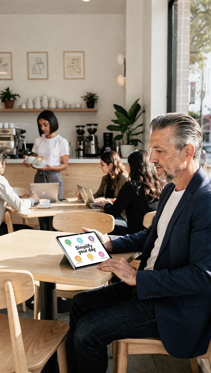 Diagram showing step-by-step process for improving usability of common software applications