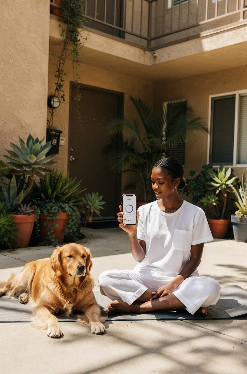 Screenshot of a blog post featuring practical tips for decluttering digital environments efficiently